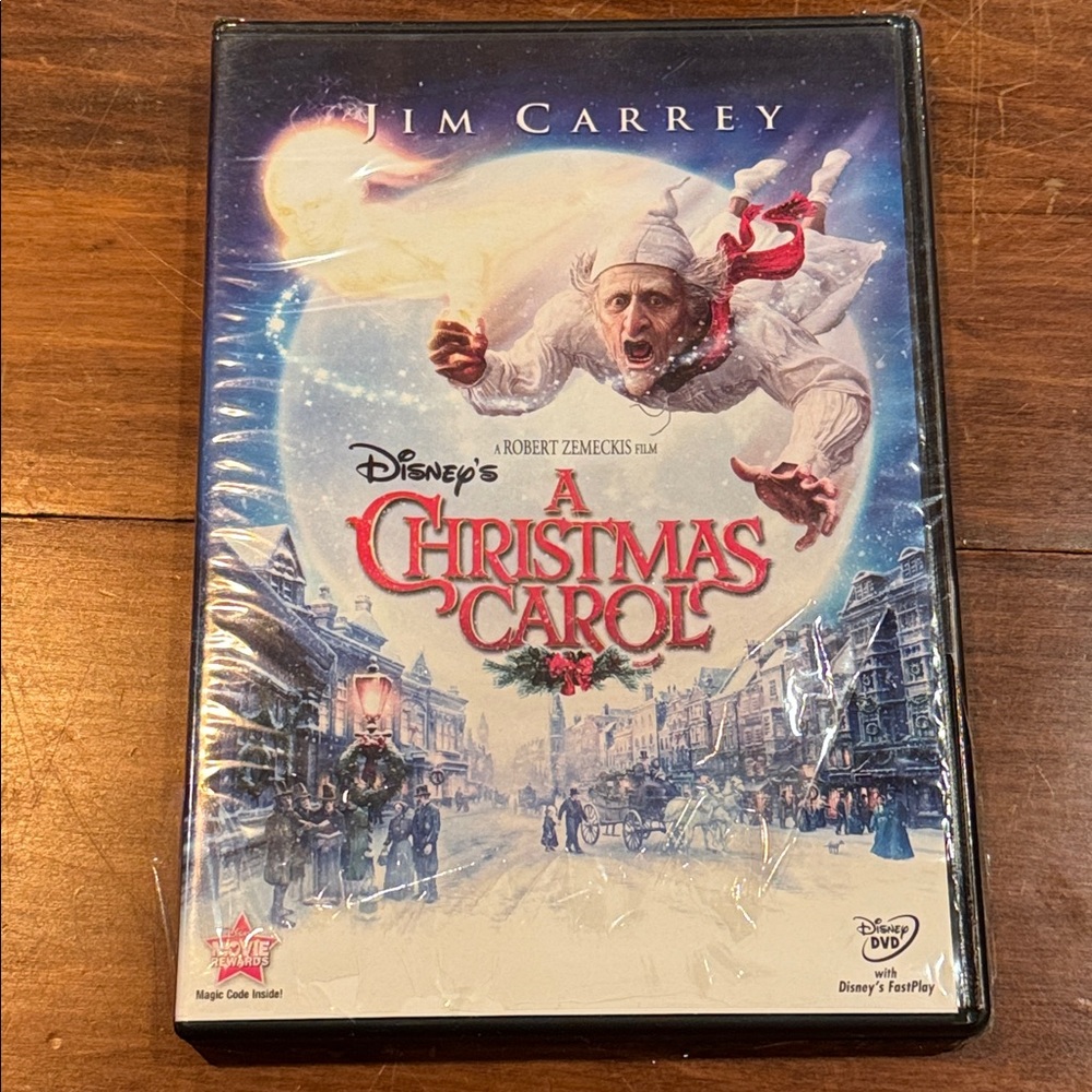 NEW DVD DISNEY A Christmas Carol Rated PG Jim Carrey 2010 Factory Sealed